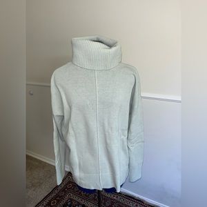 Powder blue turtle neck knit from banana republic